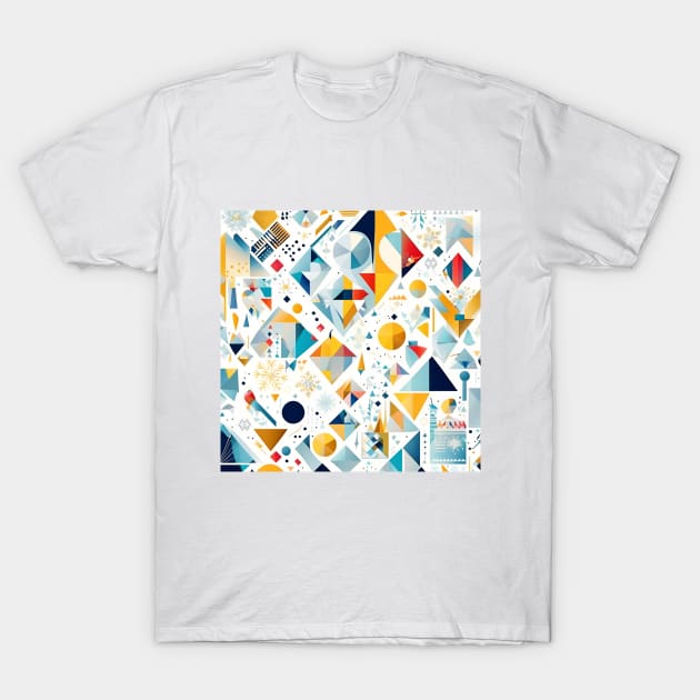 Abstract Winter Pattern T-Shirt by SmartPufferFish